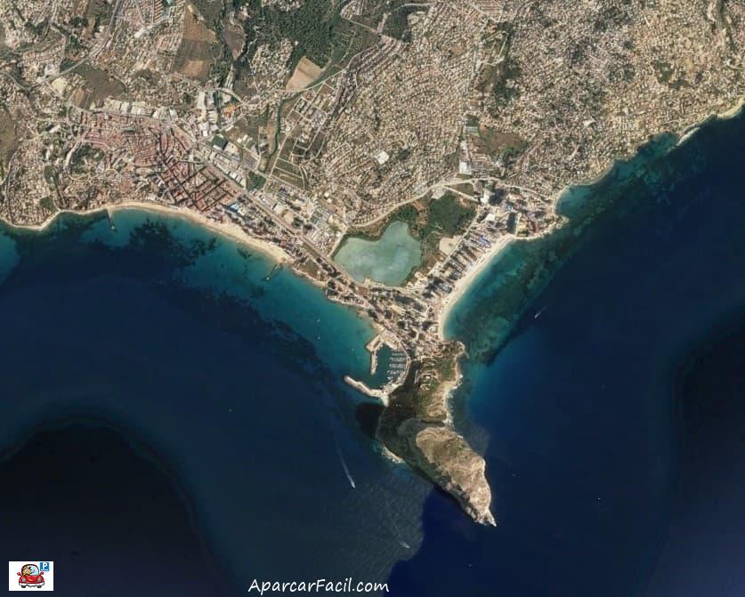 Aparcamientos gratuitos y de pago en Calpe